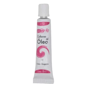 PINTURA OLEO 8ML MAGENTA 11. ATADO DE 4 PZAS.