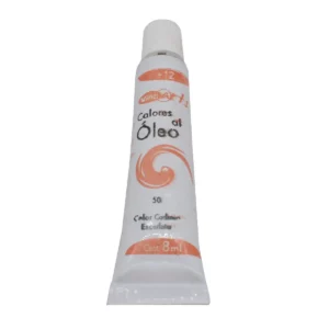 PINTURA OLEO 8ML ROJO CADMIO ESCARLATA ATADO DE 4 PZAS.