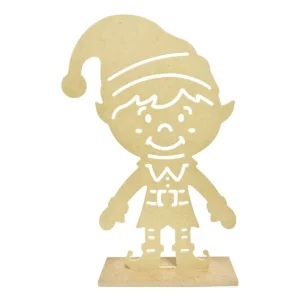 PERSONAJE DE MADERA C/BASE 25CM 10114 DUENDE