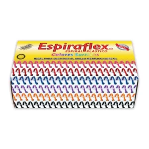 ESPIRAL PLASTICO SURTIDO C/84 13MM.