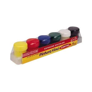 PINTURA CARTEL 25ML C/6 COLORES 67244