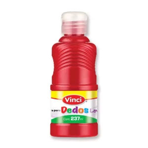 PINTURA PARA DEDOS LAV 237ML ROJO ATADO DE 2 PZAS.