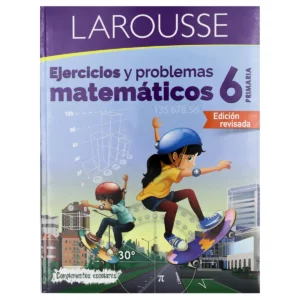 LIBRO EJERCICIOS MATEMATICOS 6 6557 ATADO DE 2 PZAS.