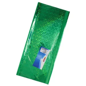 PAPEL HOLOGRAFICO C/10 70X53CM PANAL VERDE
